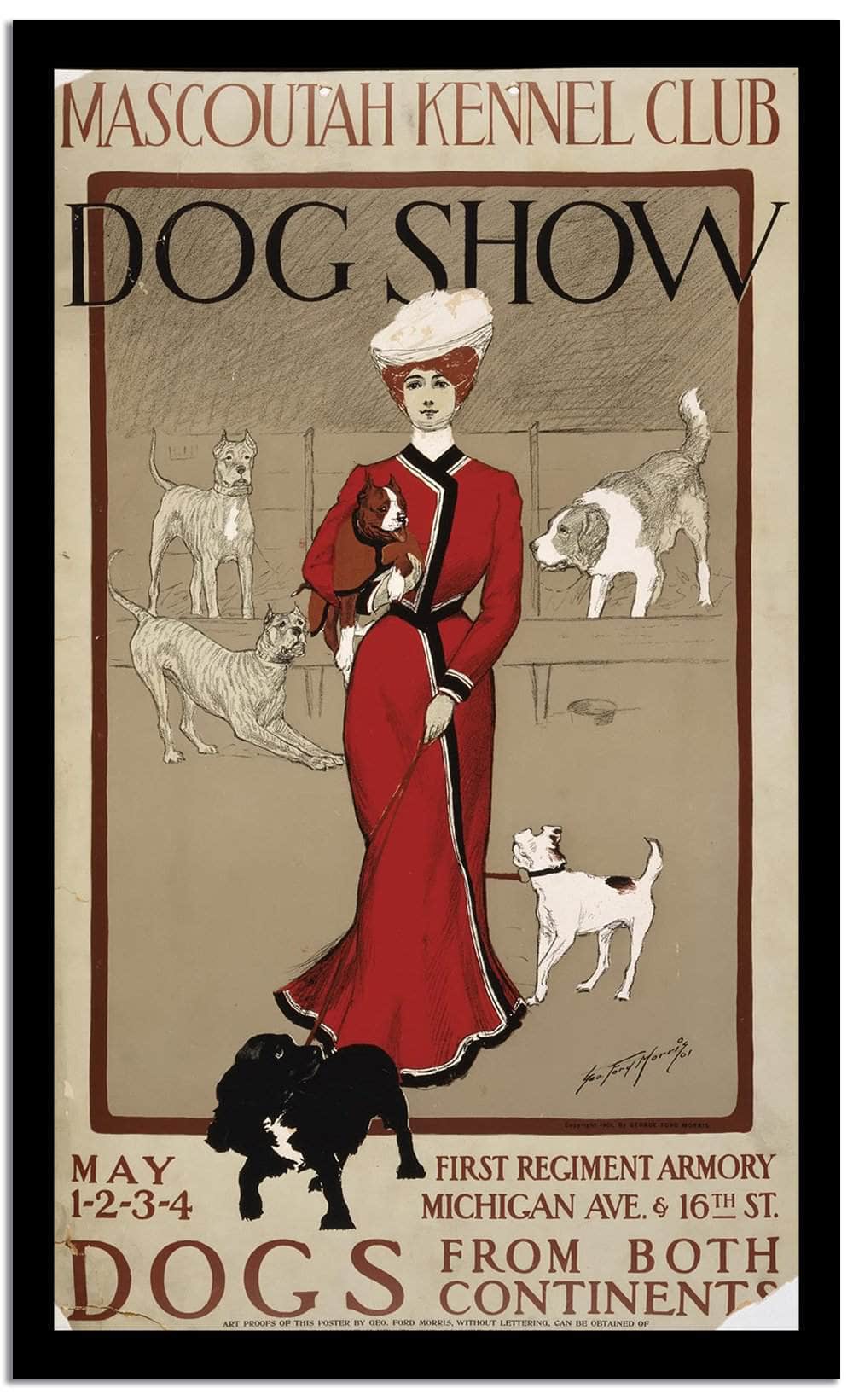 Dog Show Vintage Poster - Image 2