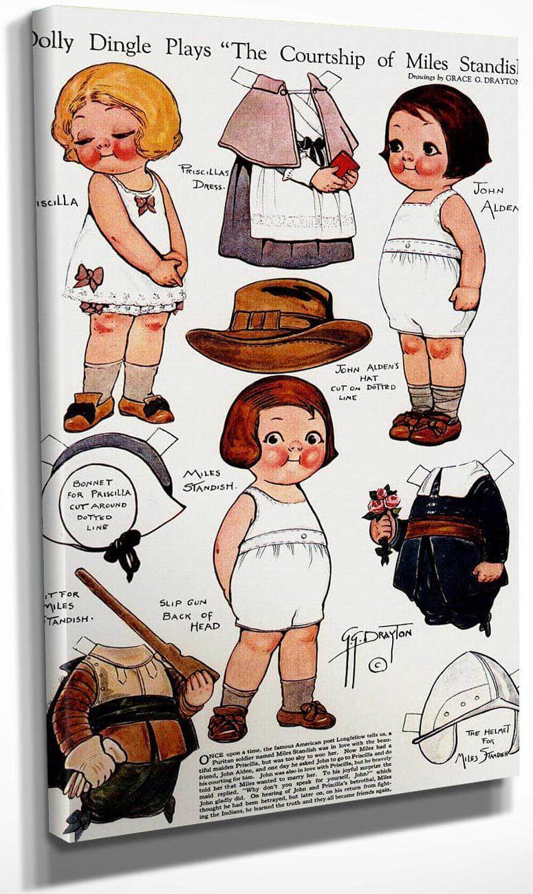 Dolly Dingle Paperdoll 1 By Grace G Drayton