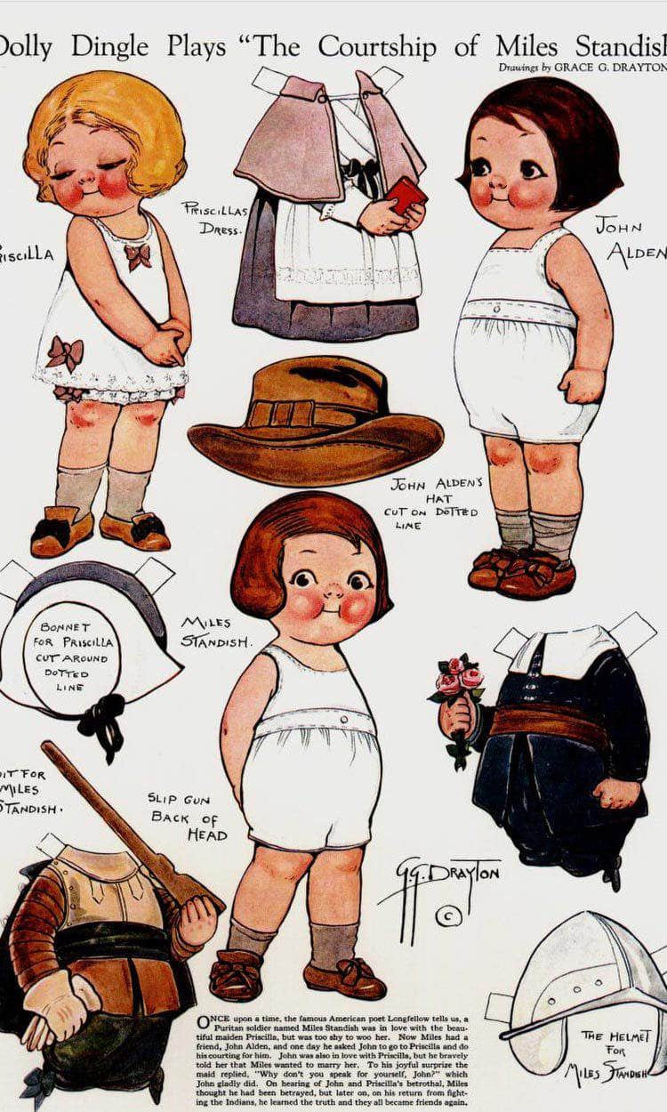 Dolly Dingle Paperdoll 1 By Grace G Drayton - Image 6