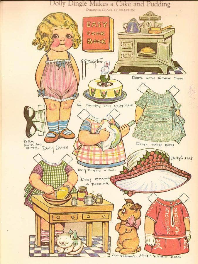 Dolly Dingle Paperdoll 17 By Grace G Drayton - Image 6