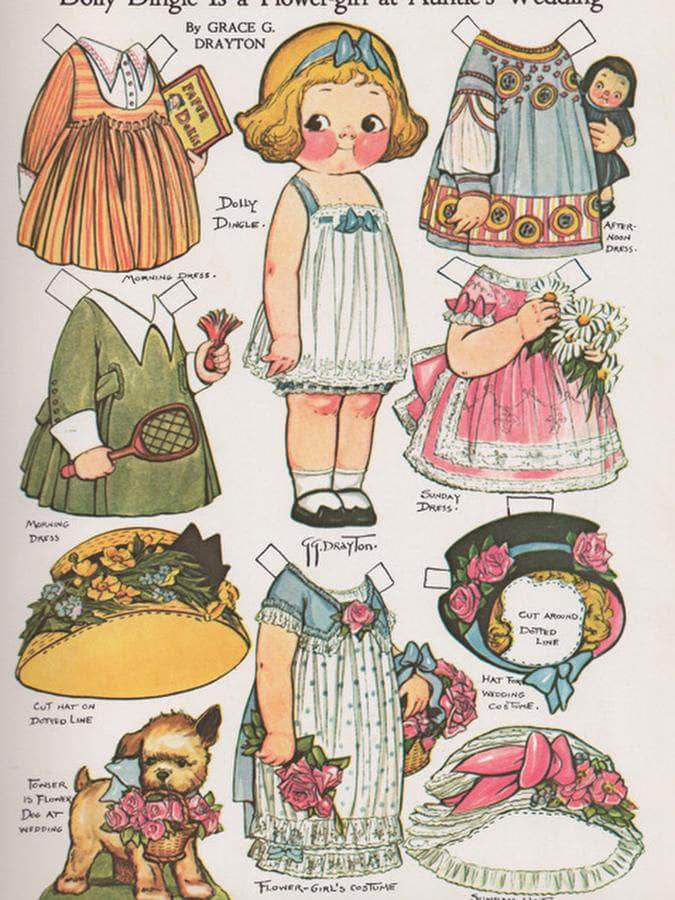 Dolly Dingle Paperdoll 18 By Grace G Drayton - Image 6