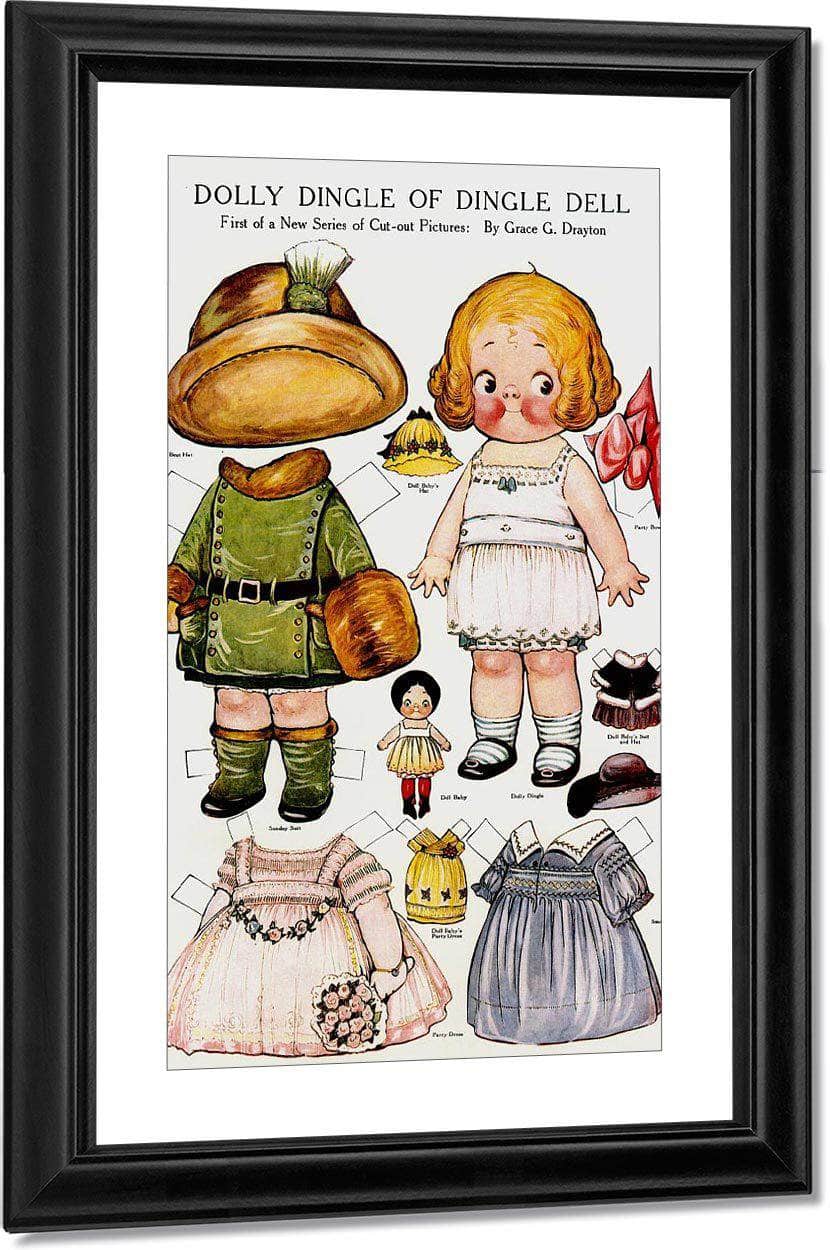 Dolly Dingle Paperdoll By Grace G Drayton - Image 3