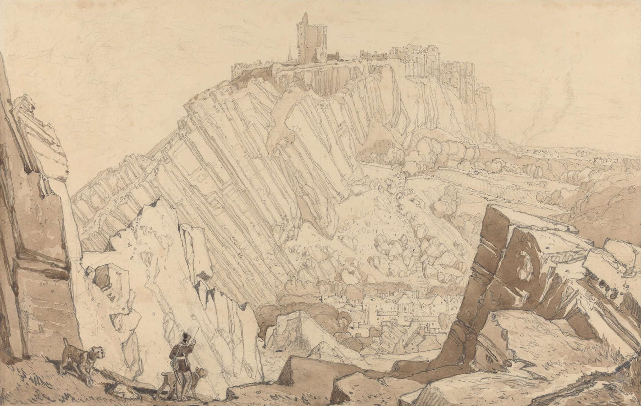 Domfront Looking To The South East by John Sell Cotman - Image 2