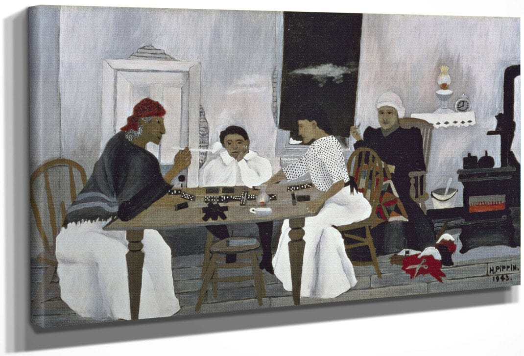Domino Players By Horace Pippin