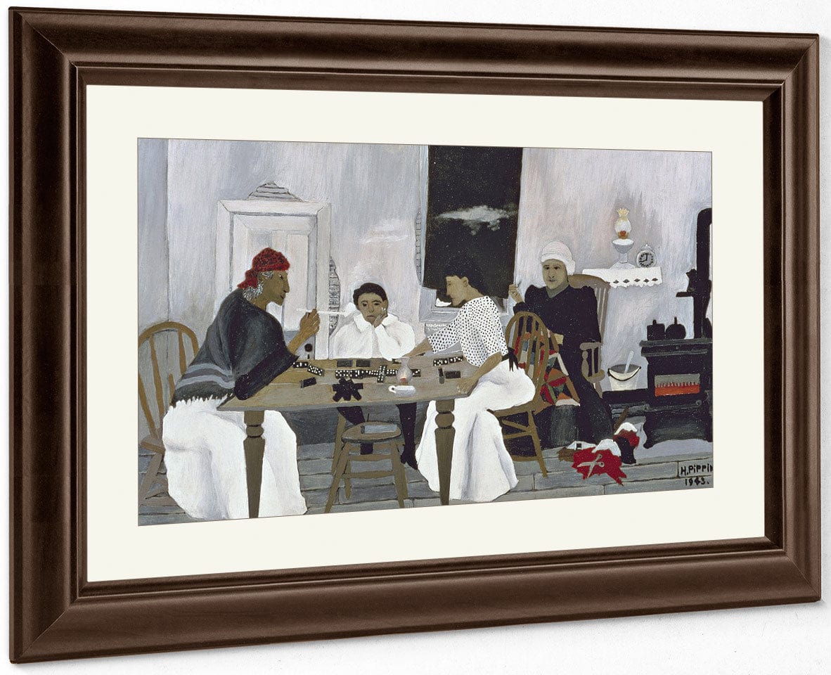 Domino Players By Horace Pippin - Image 3