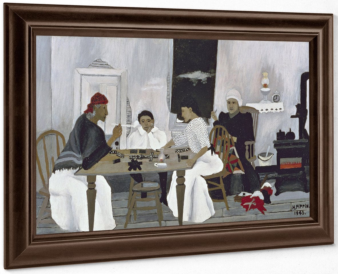 Domino Players By Horace Pippin - Image 4