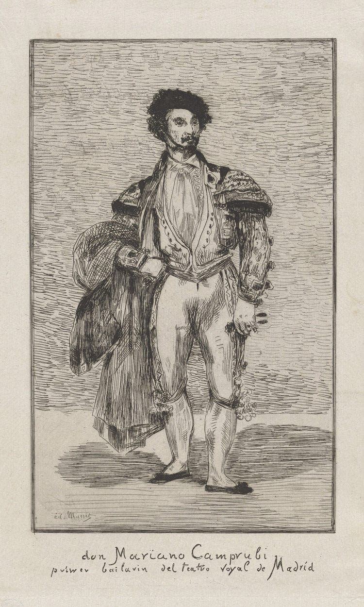 Don Mariano Camprubi Primer Bailarin Del Teatro Royal De Madrid (Don Mariano Camprubi First Dancer Of The Teatro Royal De Madrid) By Edouard Manet - Image 5