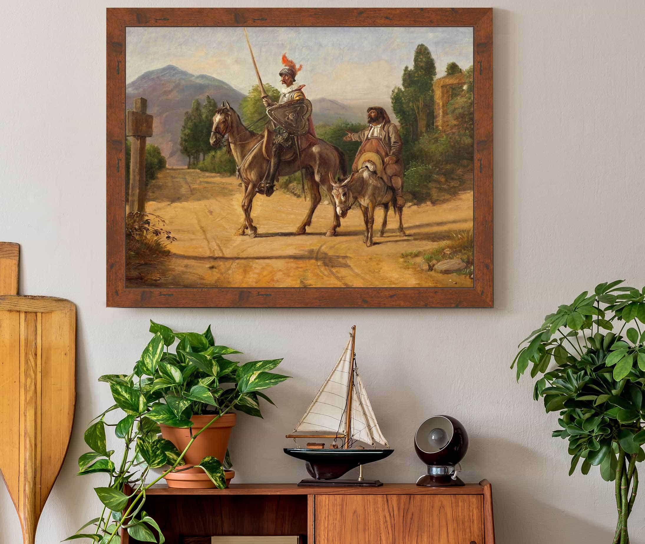 Don Quixote And Sancho Panza At A Crossroad by Wilhelm Marstrand - Image 3