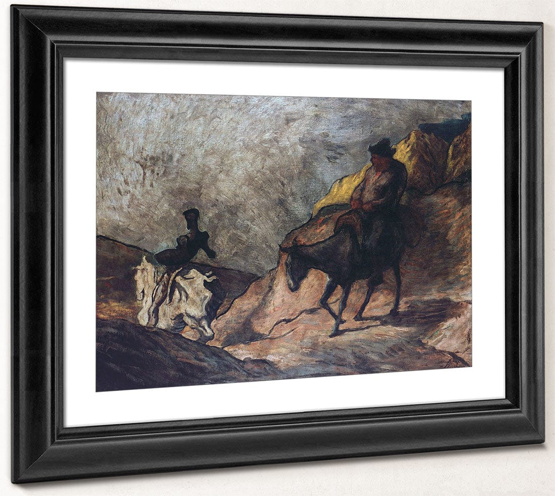 Don Quixote And Sancho Panza By Honore Daumier - Image 4