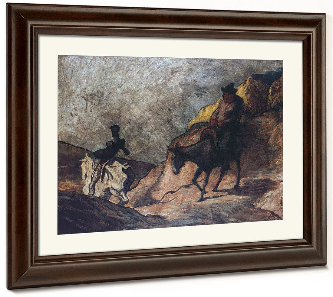 Don Quixote And Sancho Panza By Honore Daumier - Image 5