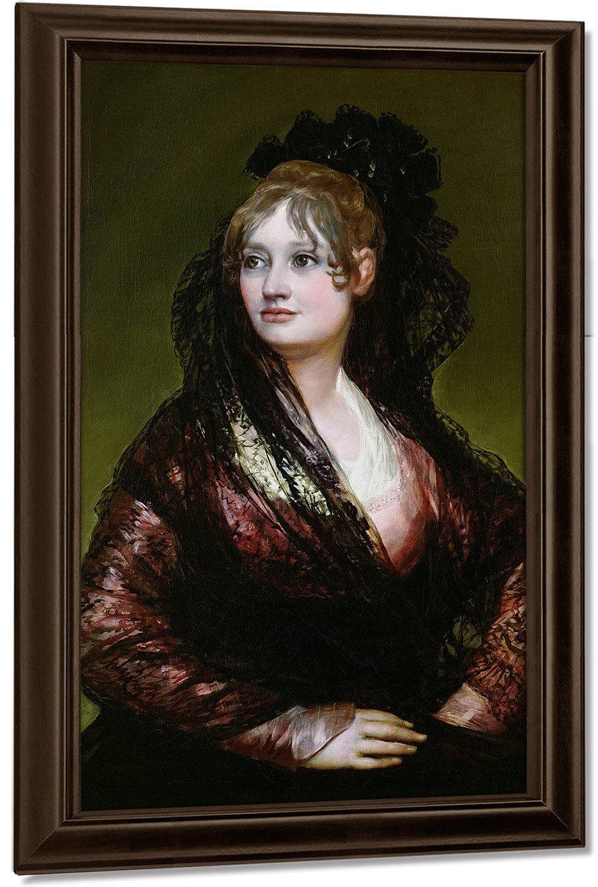 Dona Isabel De Porcel Exh. 1805 By Francisco De Goya - Image 5