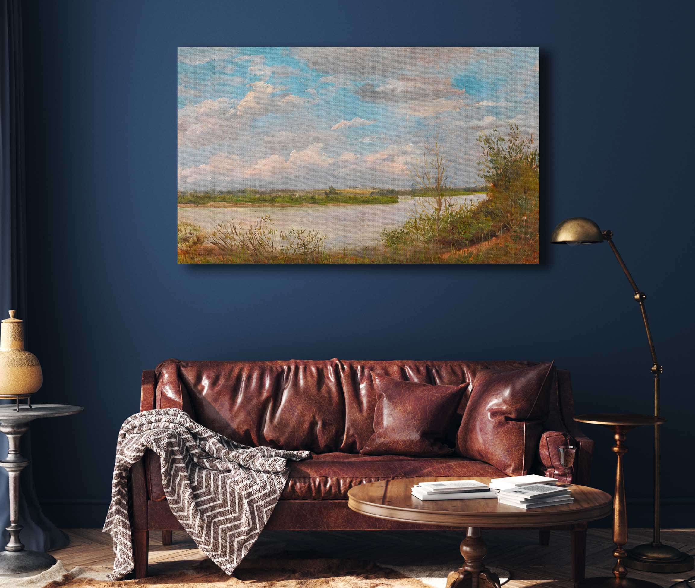 Donaulandschaft by Tina Blau - Image 4