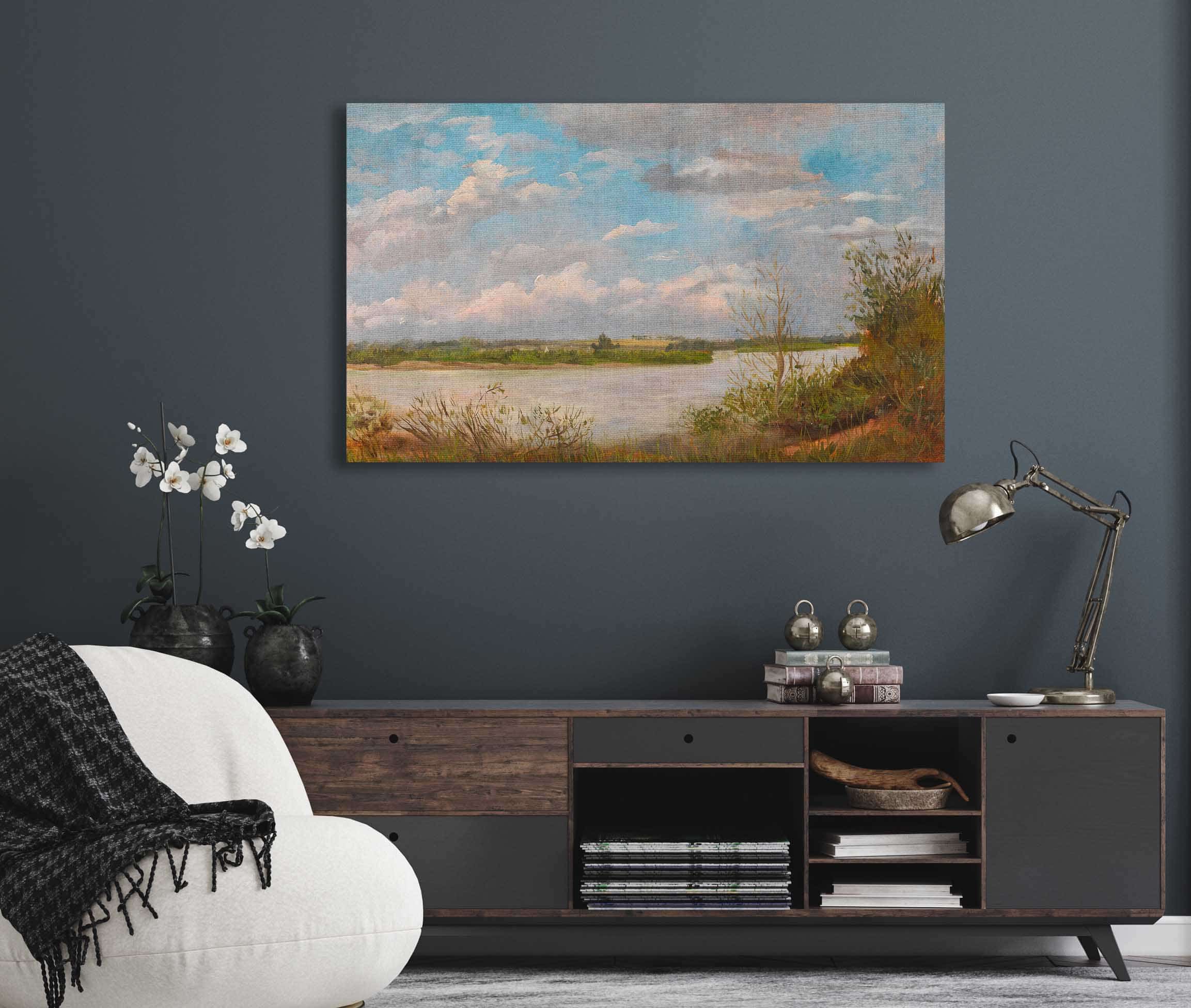 Donaulandschaft by Tina Blau - Image 5
