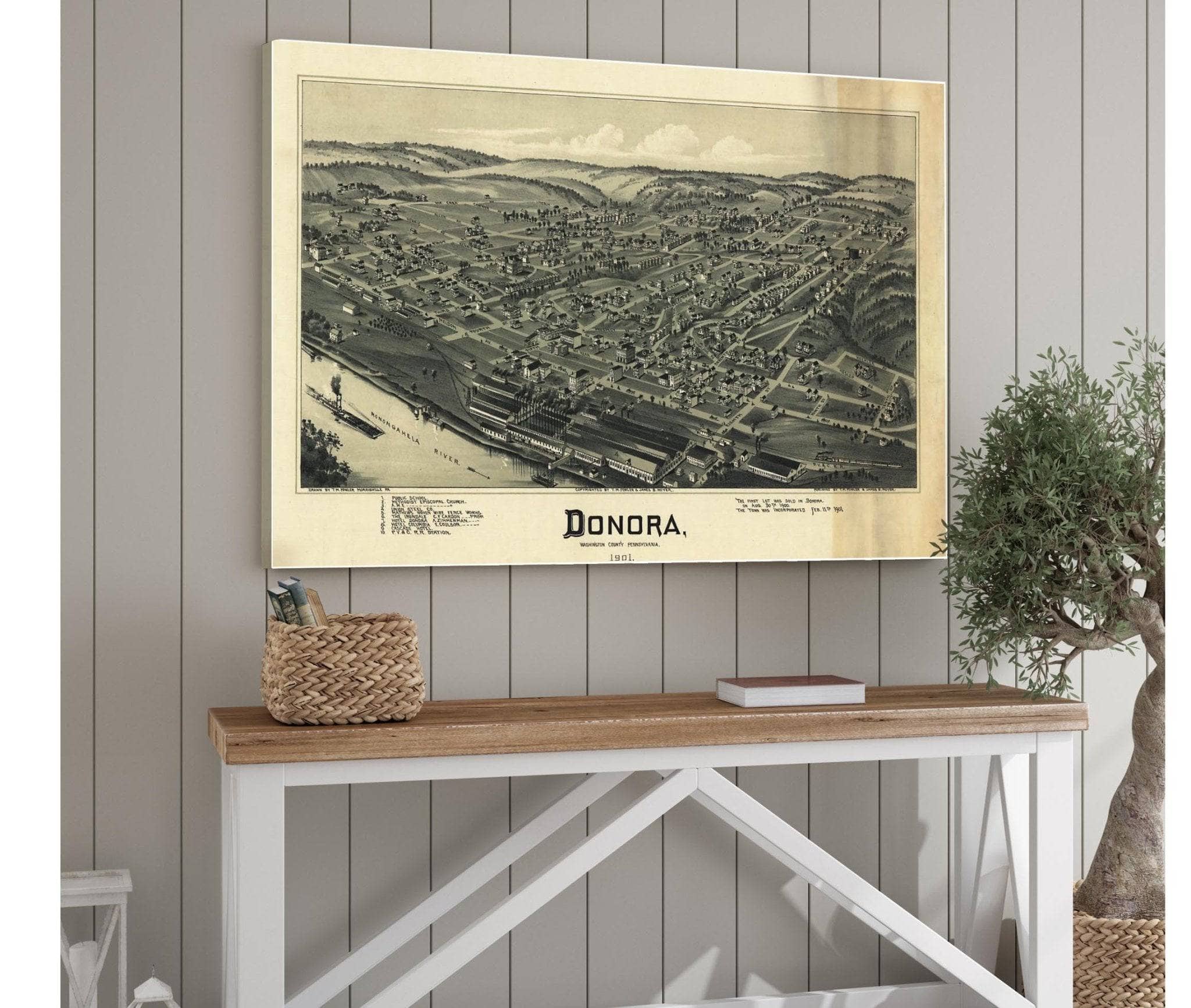 Donora Washington County Pennsylvania 1901 State Of Pennsylvania - Image 6