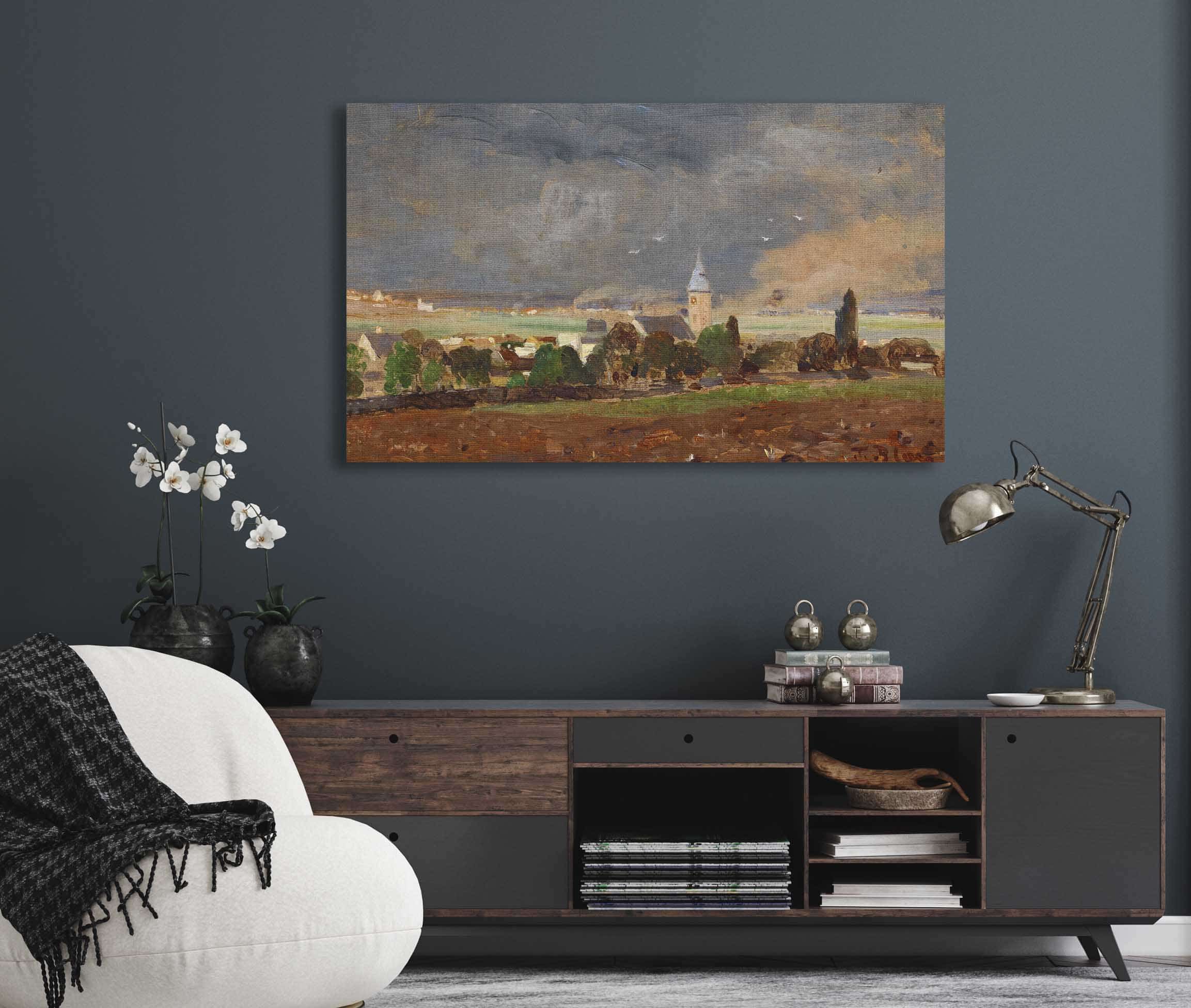 Dorflandschaft Vor Dem Unwetter by Tina Blau - Image 5
