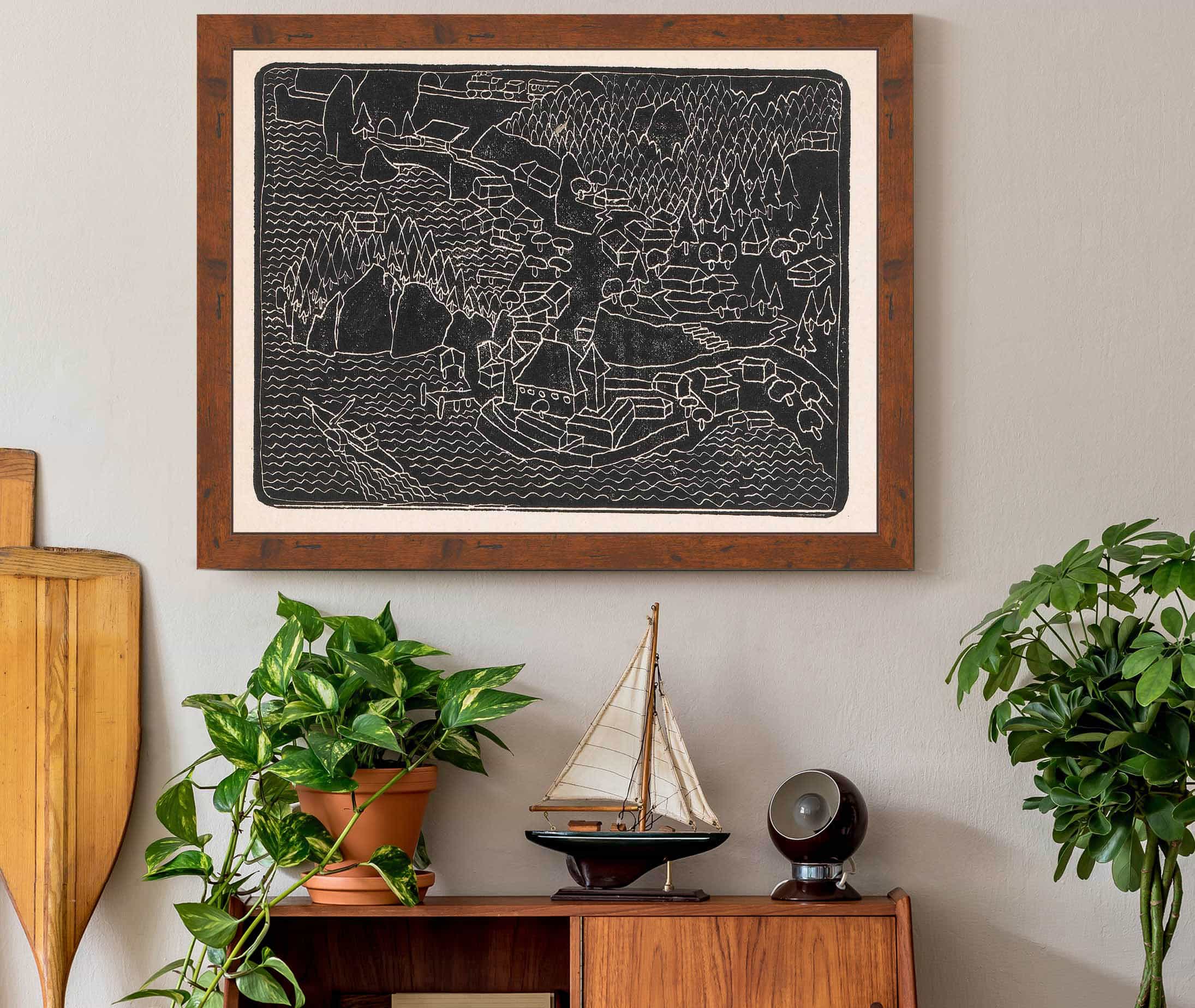 Dorpsgezicht Aan De Kust by Reijer Stolk - Image 3