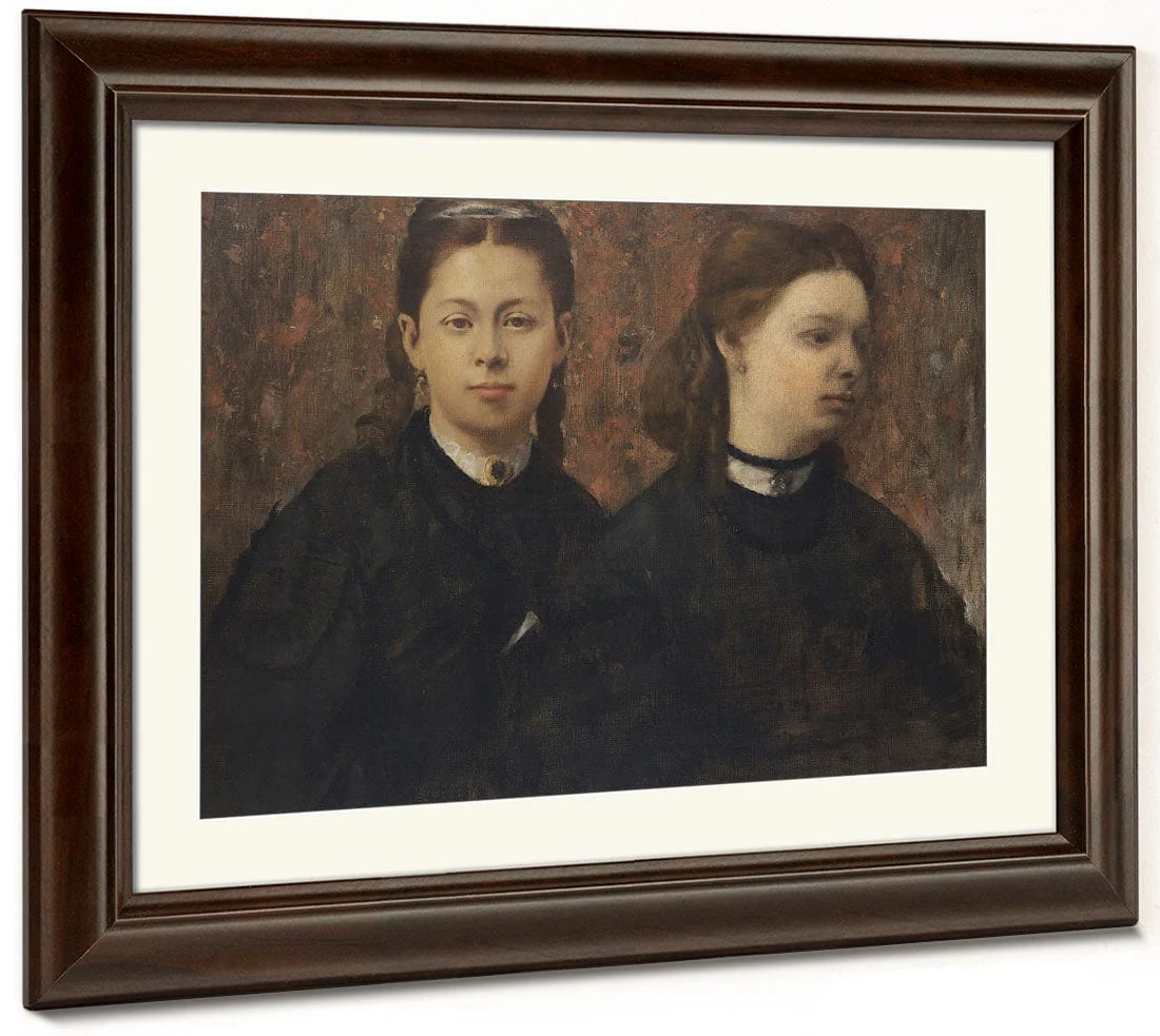 Double Portrait The Cousins Of The Painter By Edgar Degas - Image 5