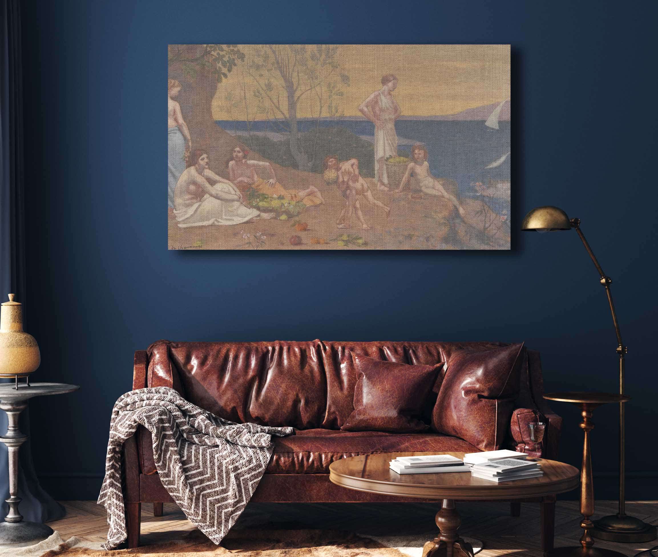Doux Pays Pleasant Land by Pierre Puvis De Chavannes - Image 4