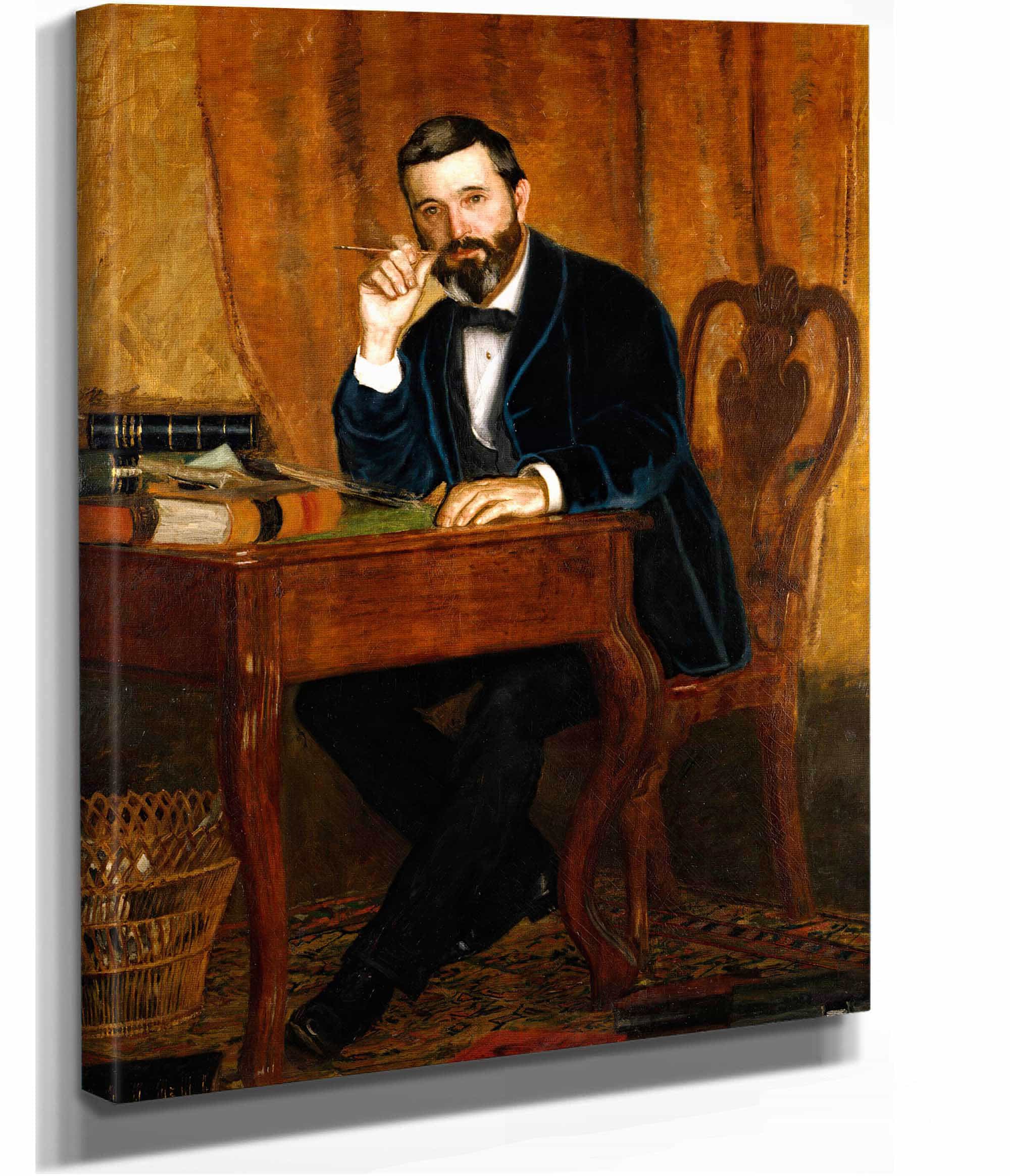 Dr Horatio C Wood by Thomas Eakins - Image 2