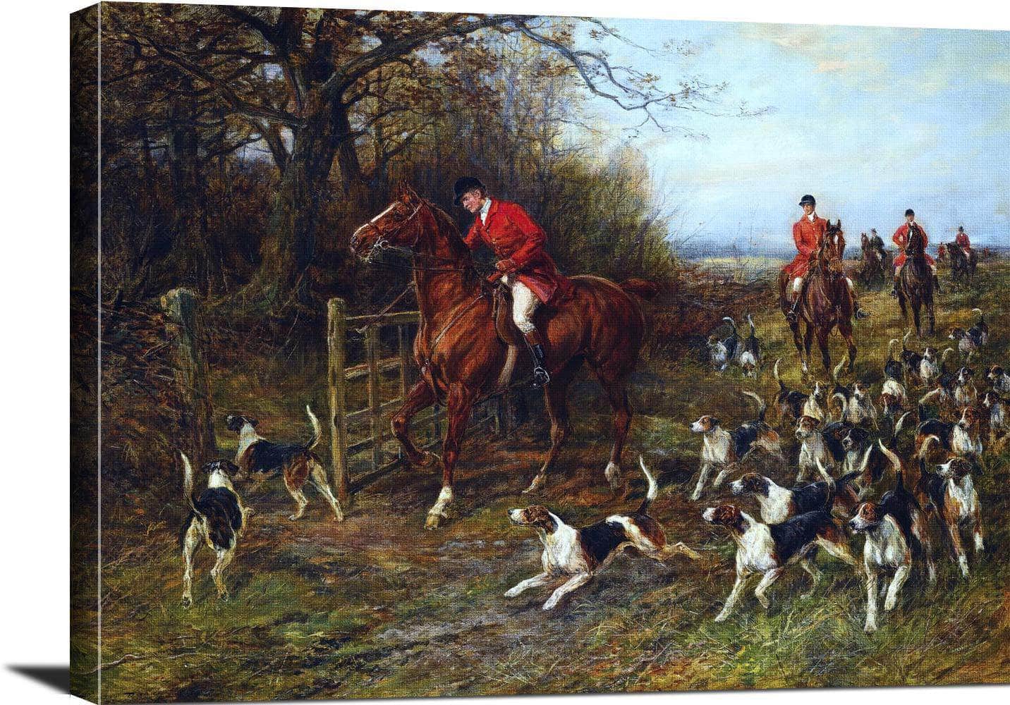 Drawing Covert Painting Heywood Hardy Canvas Art - Image 3
