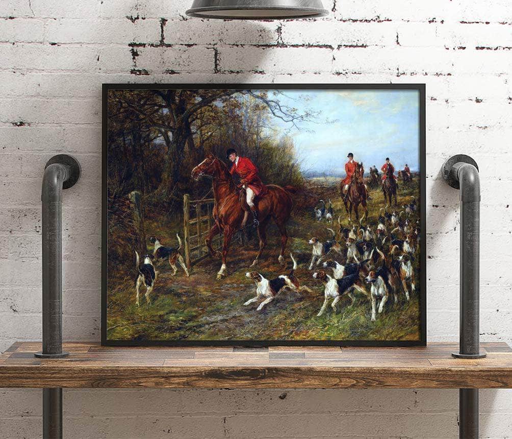 Drawing Covert Painting Heywood Hardy Canvas Art - Image 4