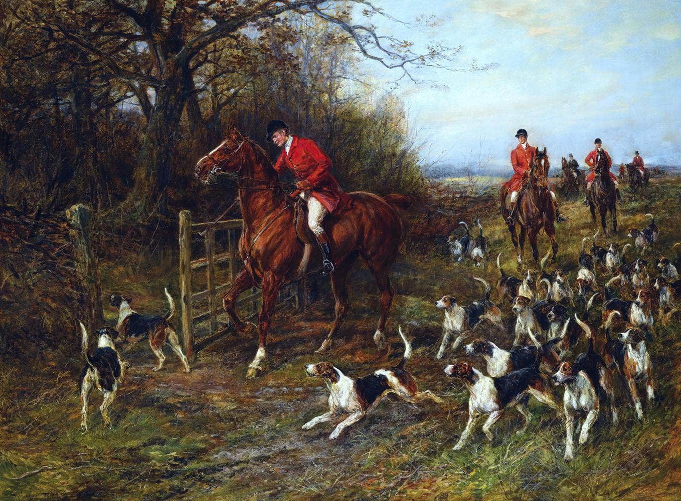 Drawing Covert Painting Heywood Hardy Canvas Art - Image 5
