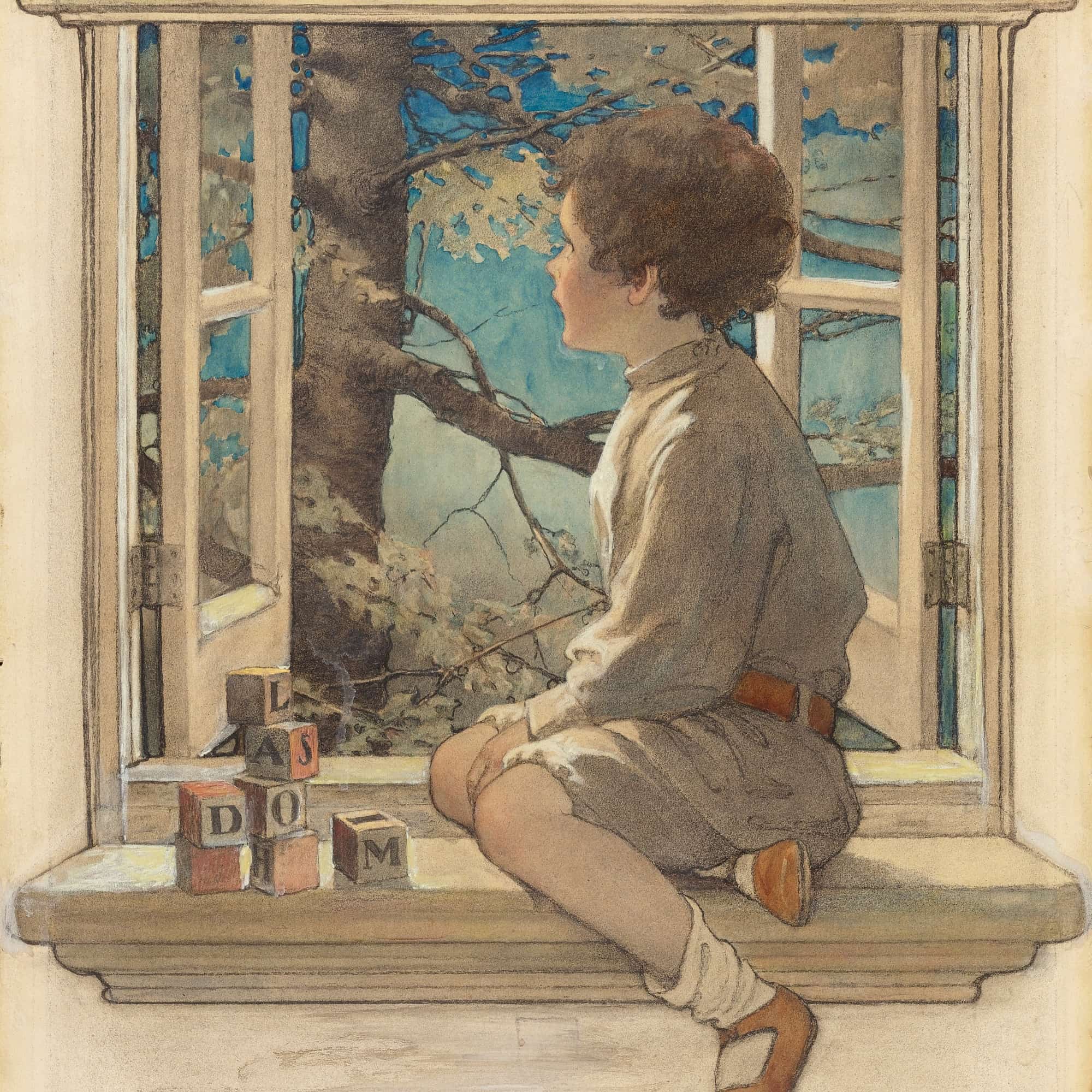 Dream Blocks by Jessie Willcox Smith - Image 4
