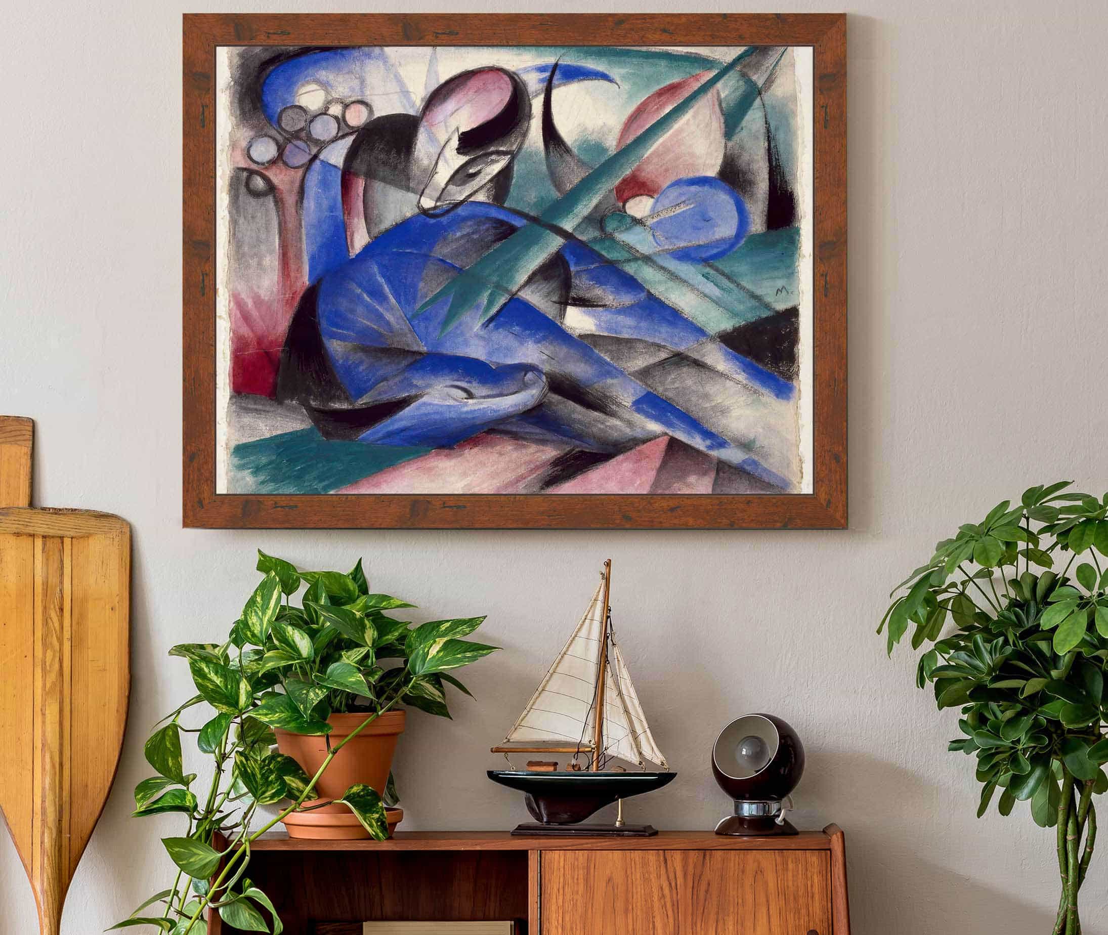 Dreaming Horse by Franz Marc - Image 3