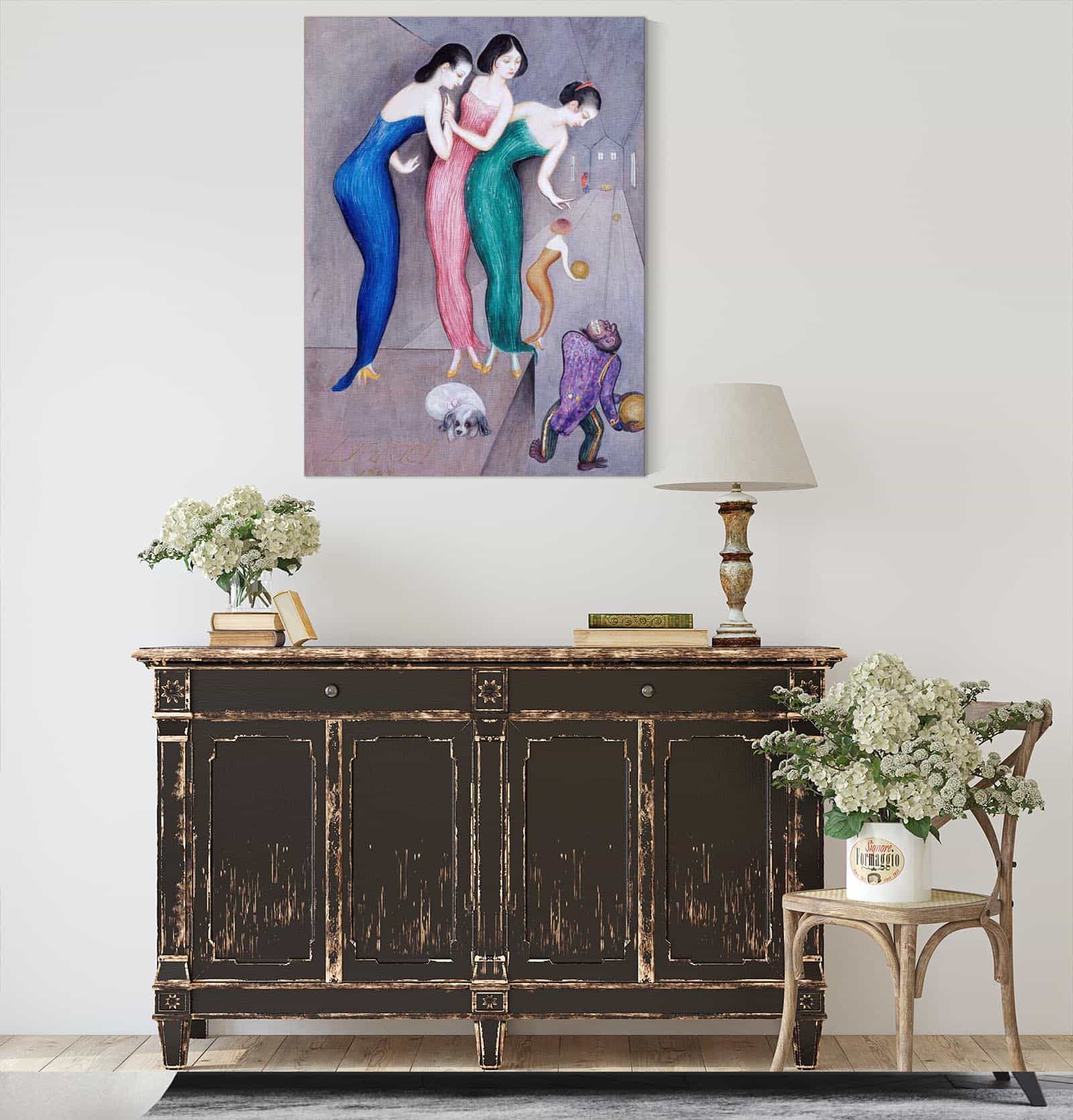 Dreams And Fantasies No The Skittle Alley by Nils Dardel - Image 4