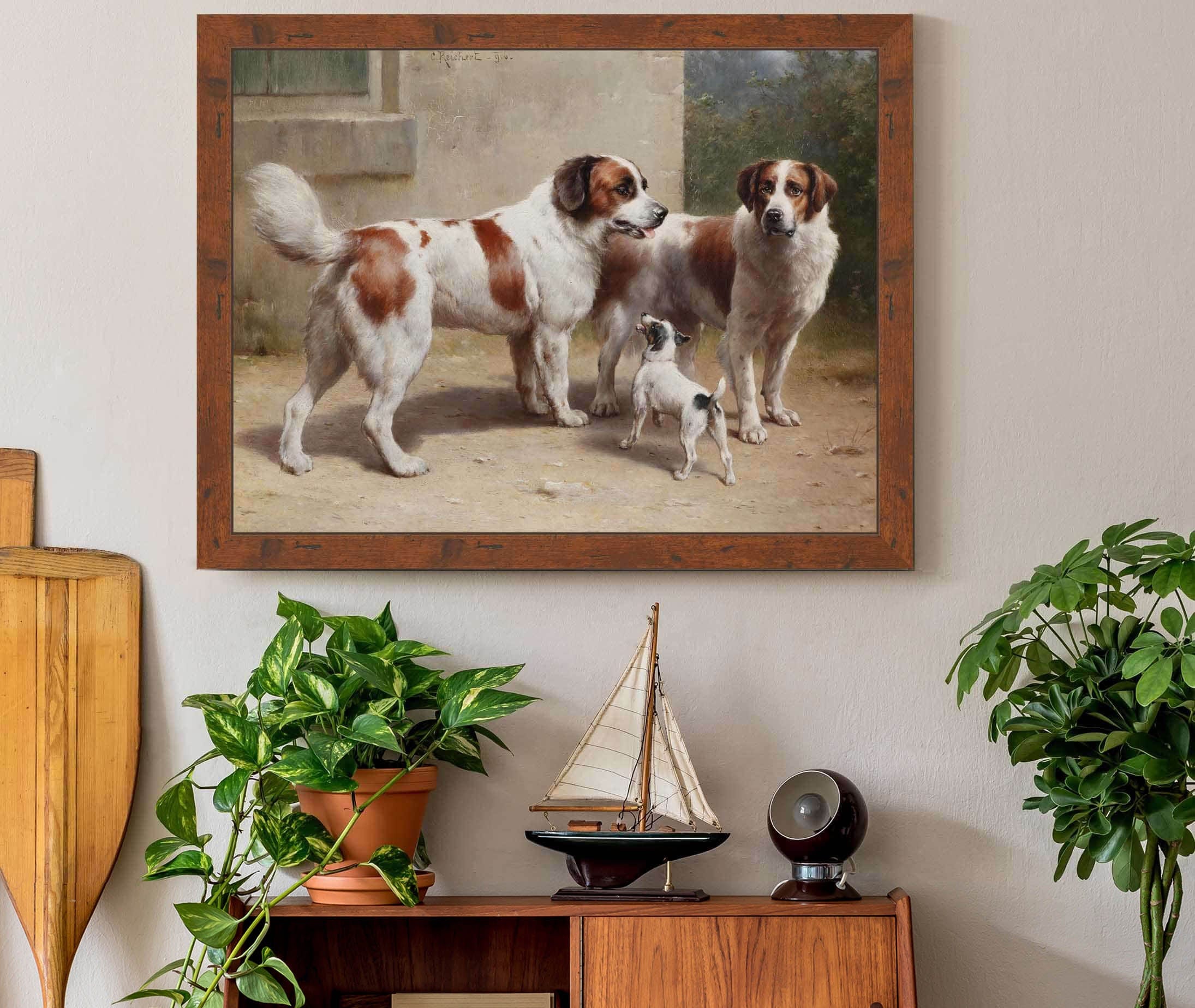 Drei Hunde by Carl Reichert - Image 3