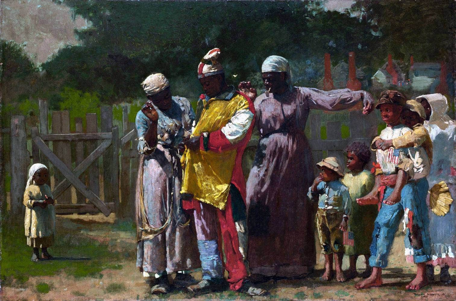Dressing For The Carnival Painting Winslow Homer Canvas Art - Image 5