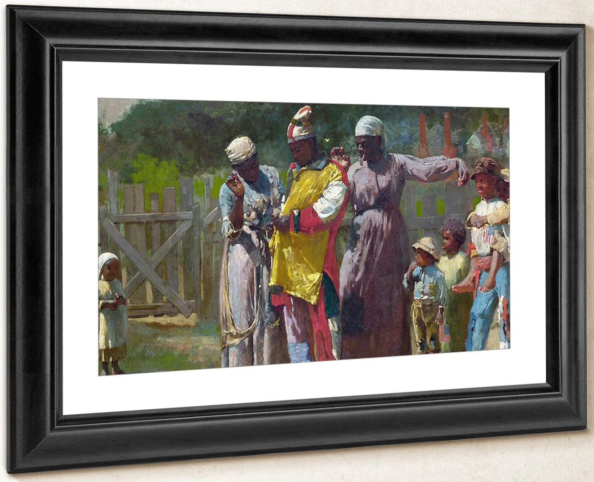 Dressing For The Carnival By Winslow Homer - Image 4