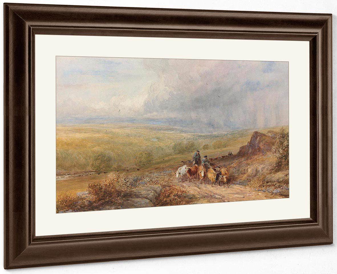Drovers Near Barden Castle On The Wharfe Yorkshire By David Cox - Image 3