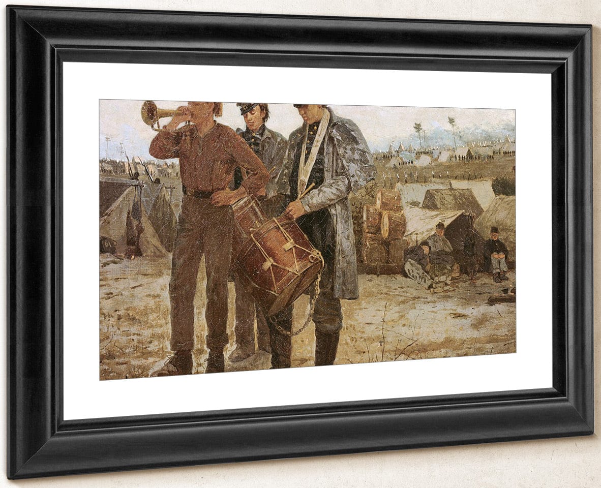 Drum And Bugle Corp, Civil War Encampment By Winslow Homer - Image 2