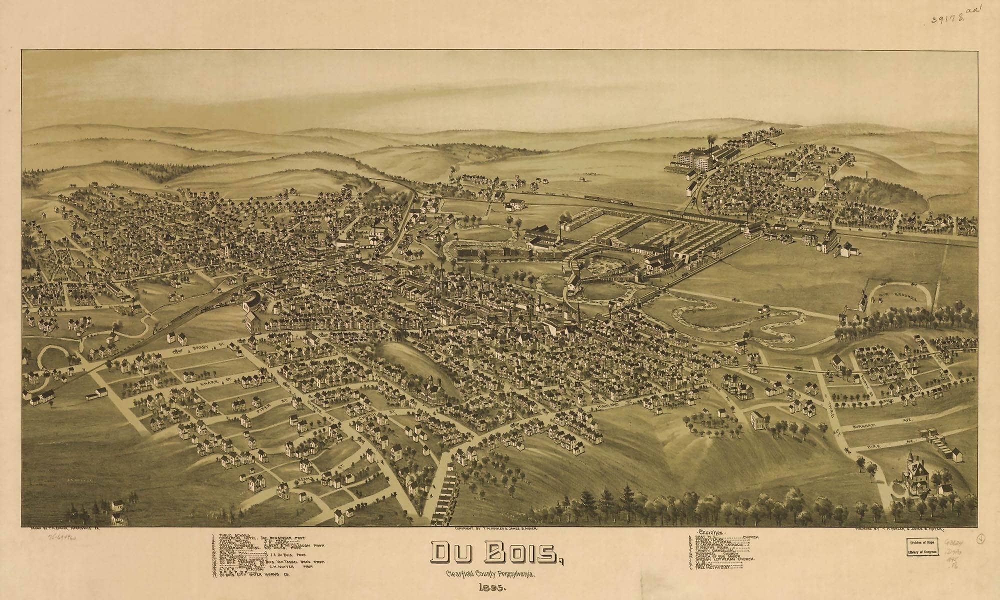 Du Bois Clearfield County Pennsylvania 1895 State Of Pennsylvania - Image 6