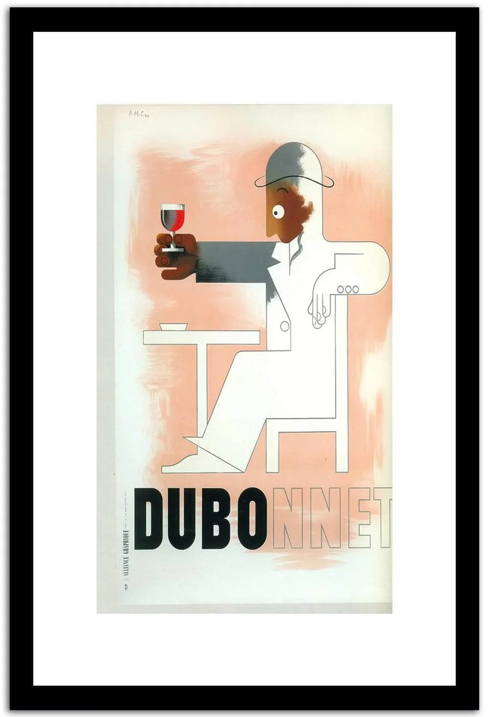 Dubonnet Vintage Beverage Poster