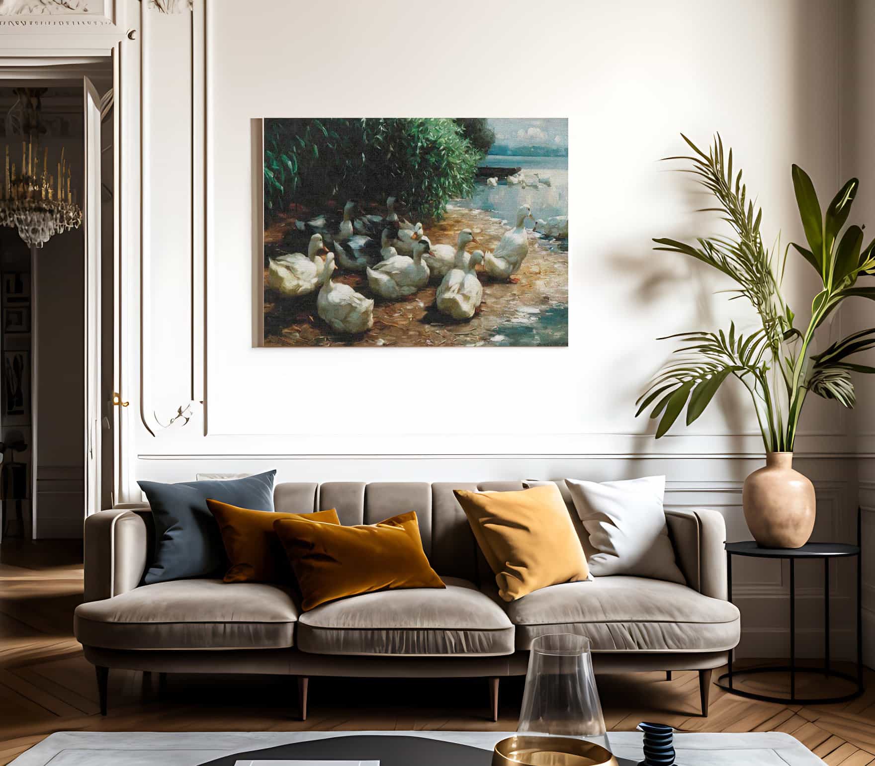 Ducks At Lakeshore By Alexander Koester - Image 3