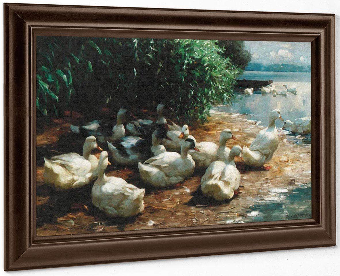 Ducks At Lakeshore By Alexander Koester - Image 5