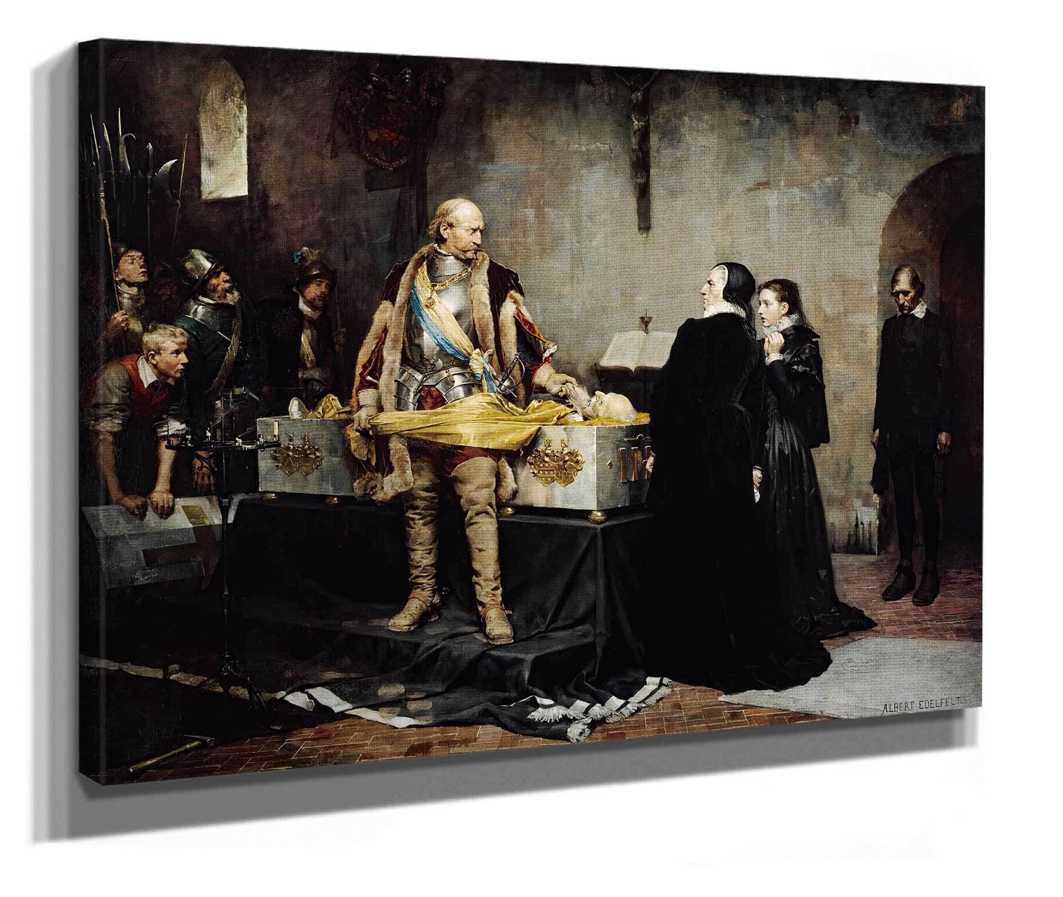 Duke Karl Insulting The Corpse Of Klaus Fleming by Albert Edelfelt - Image 2