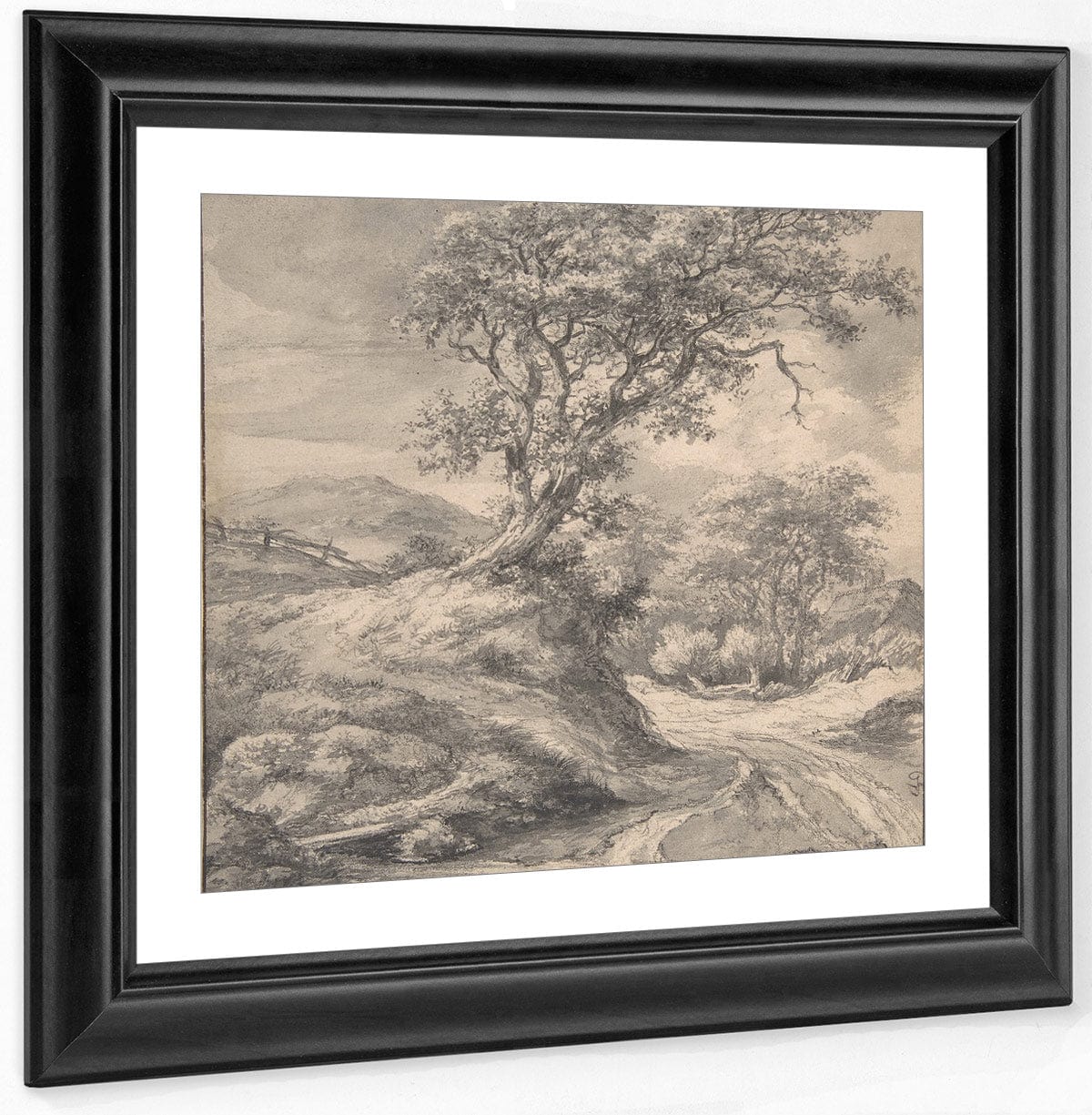 Dune Landscape With Oak Tree By Jacob Van Rusdael - Image 2