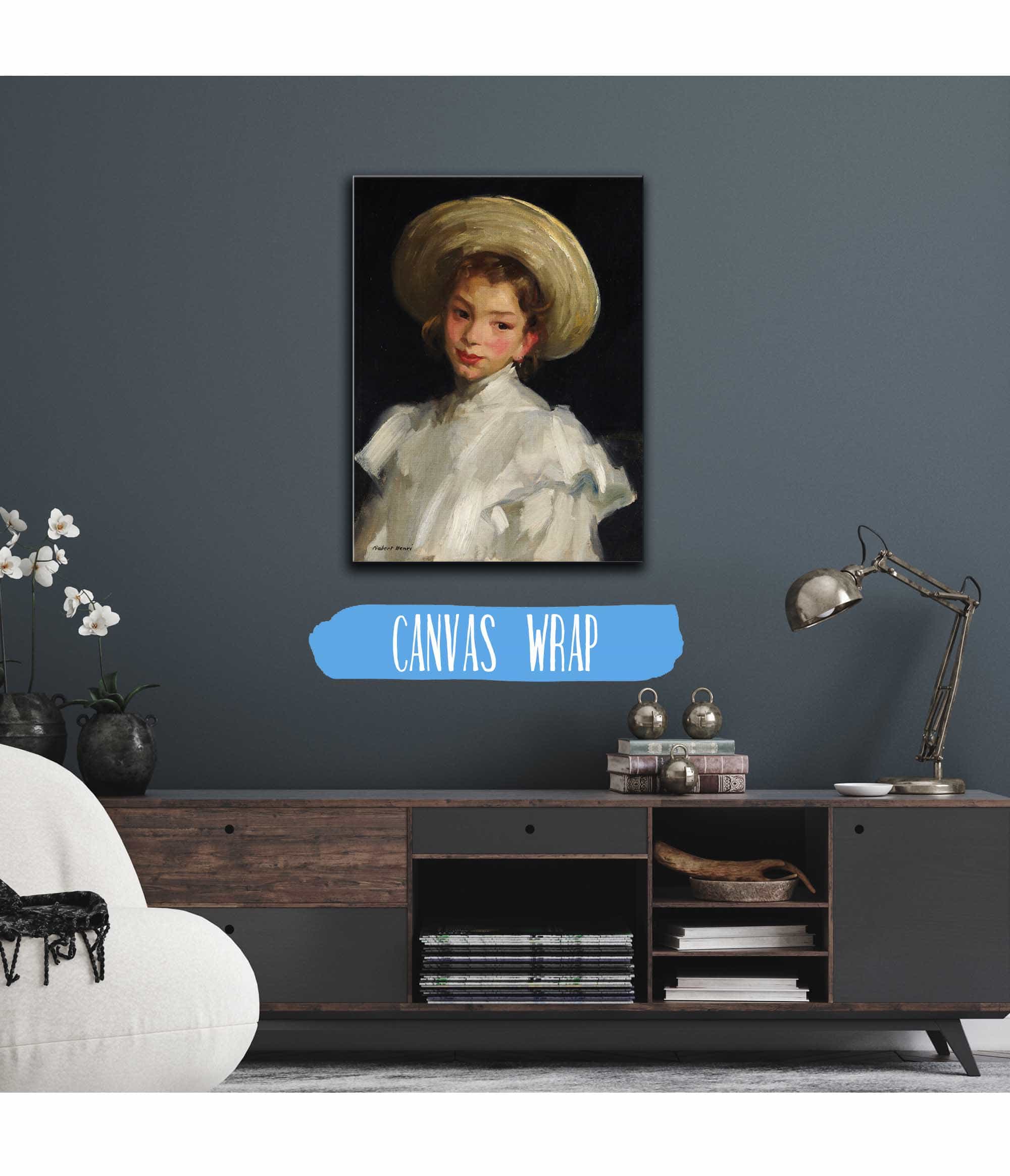 Dutch Girl In White by Robert Henri - Image 3