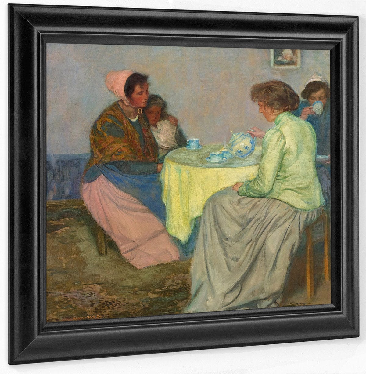 Dutch Women Drinking Coffee By Myron G - Image 6