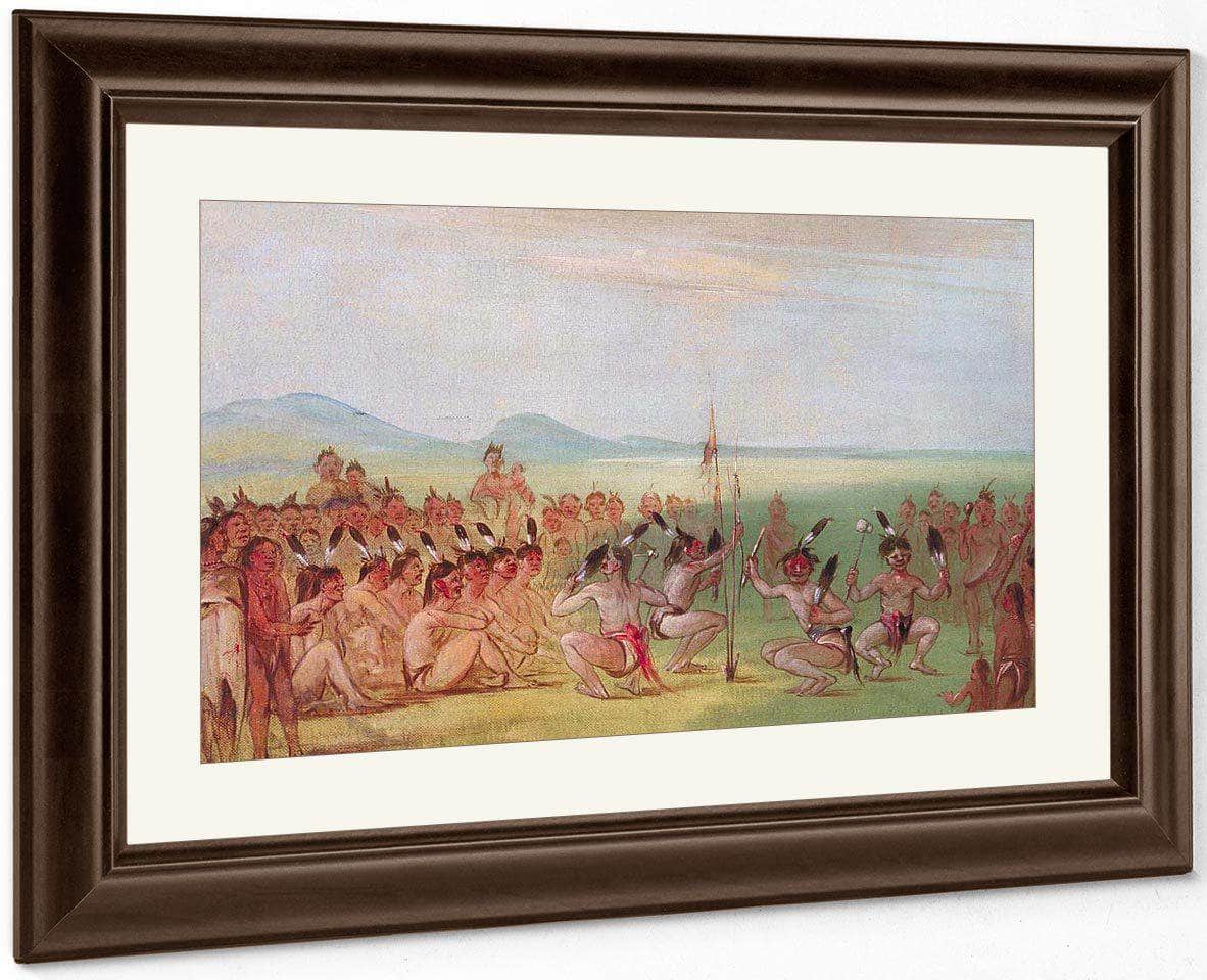 Eagle Dance, Choctaw By George Catlin - Image 3