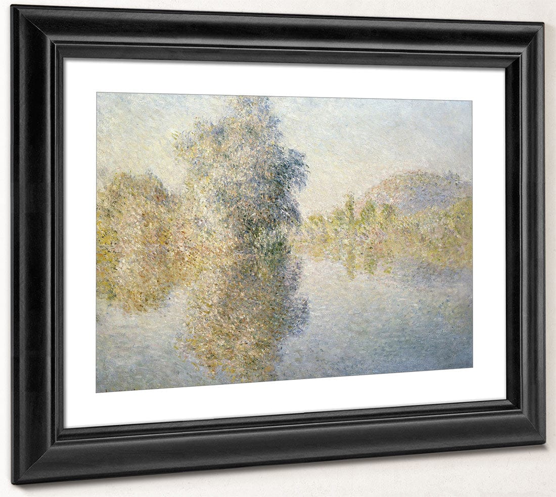 Early Morning On The Seine At Giverny By Claude Monet - Image 4