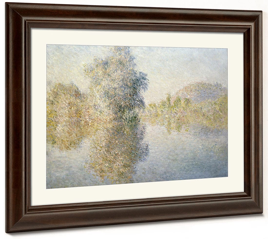 Early Morning On The Seine At Giverny By Claude Monet - Image 5