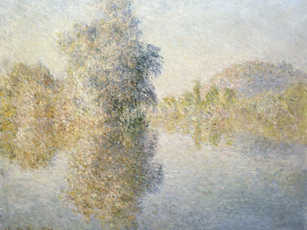 Early Morning On The Seine At Giverny By Claude Monet - Image 7
