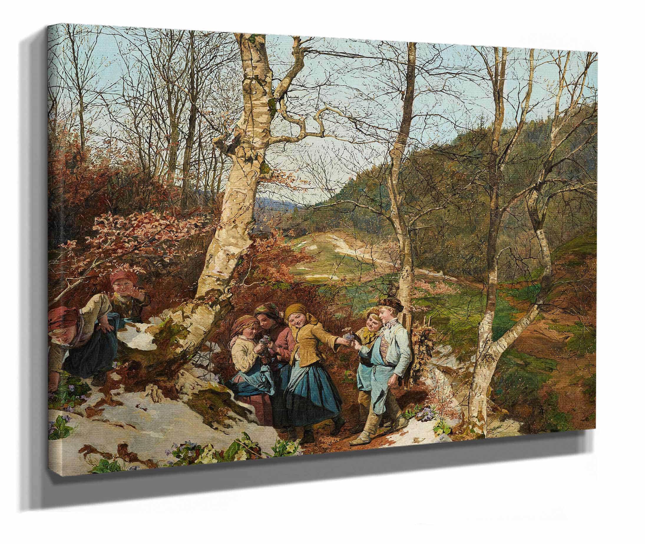 Early Spring In The Vienna Woods by Ferdinand Georg Waldmuller