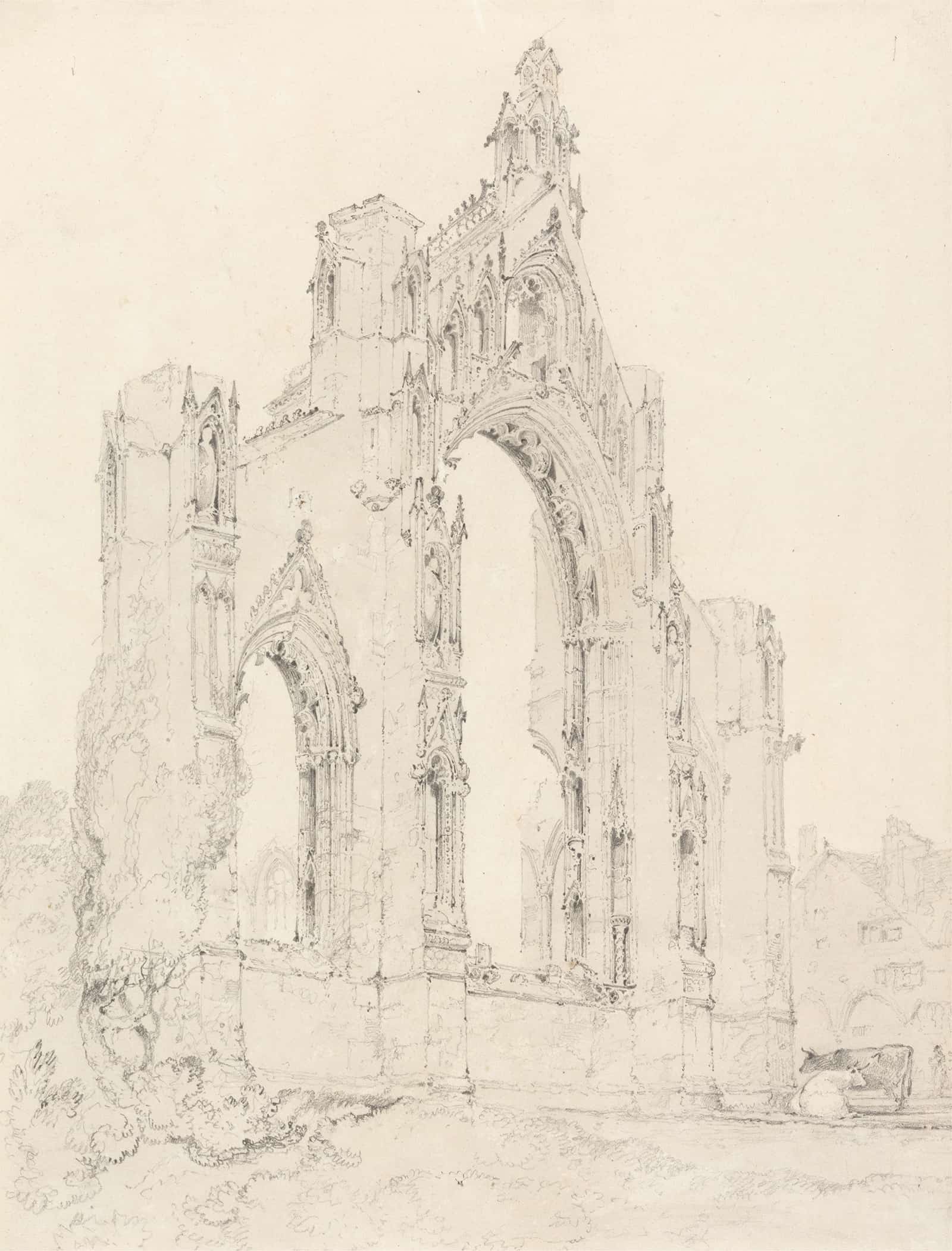 East End Of Howden Church Yorkshire by John Sell Cotman - Image 2
