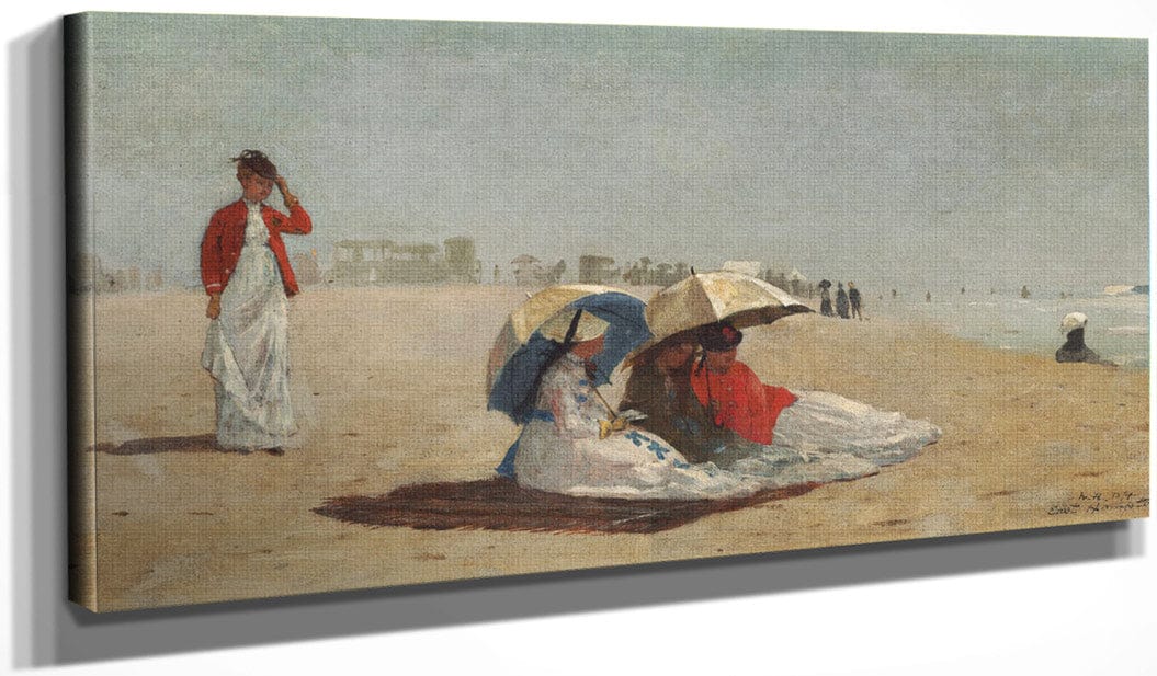East Hampton Beach, Long Island By Winslow Homer - Image 3