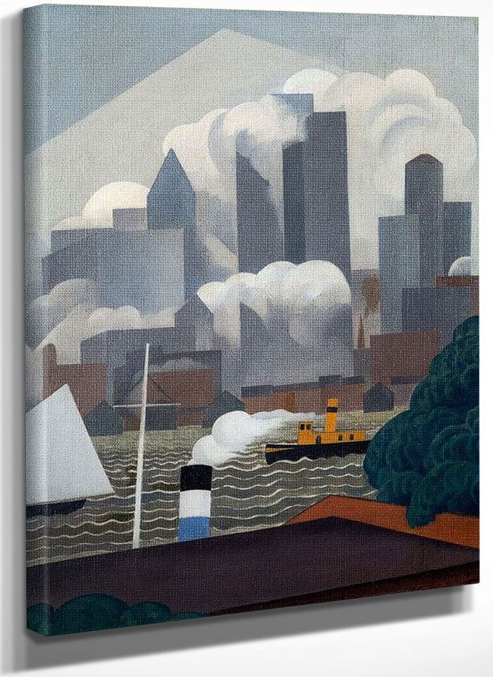 East River By George Ault